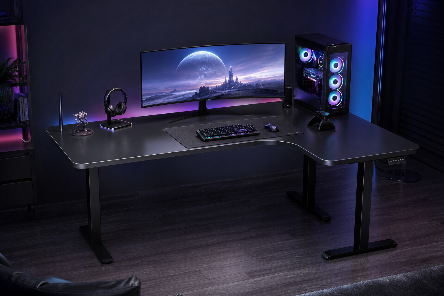 FlexiSpot E7L Standing L-Desk